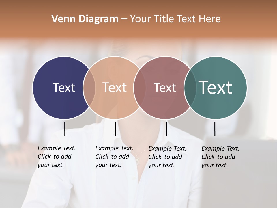 Looking Model Successful PowerPoint Template