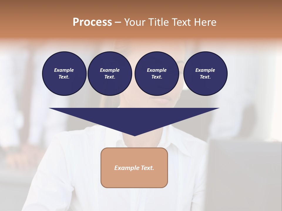 Looking Model Successful PowerPoint Template