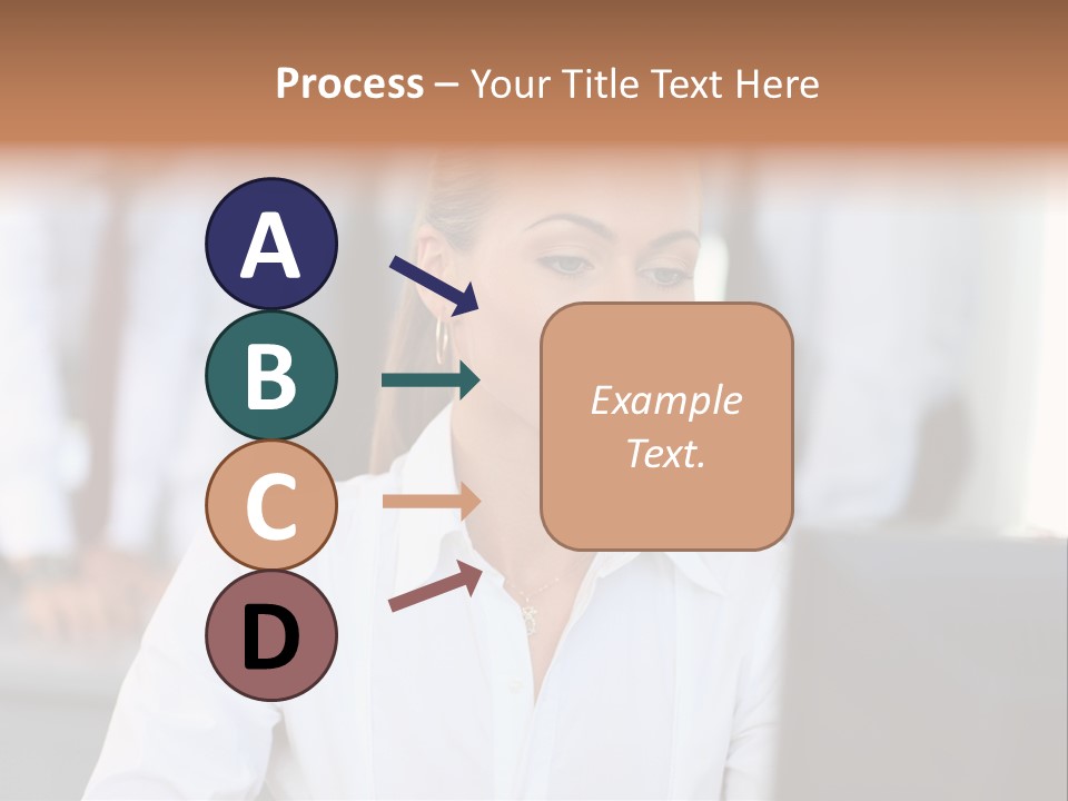 Looking Model Successful PowerPoint Template