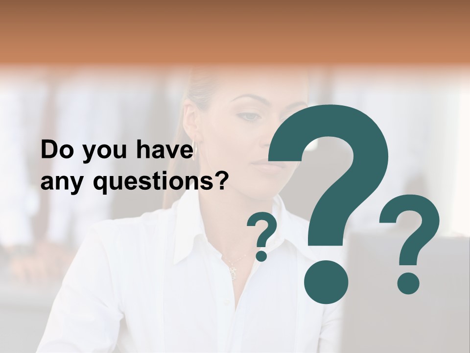 Looking Model Successful PowerPoint Template