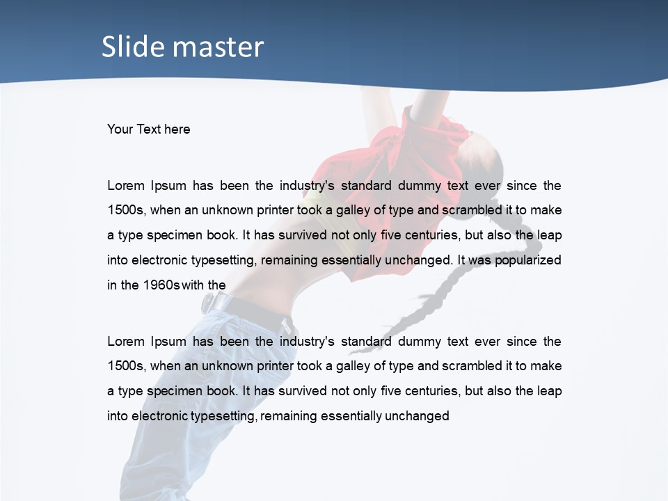 Acrobat Moving Style PowerPoint Template