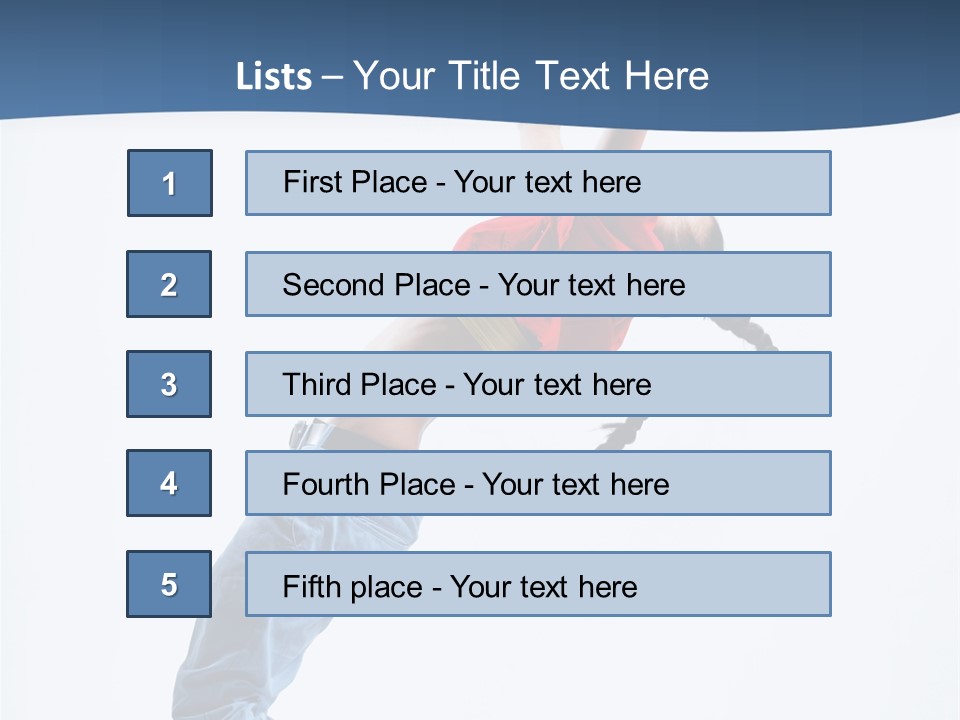 Acrobat Moving Style PowerPoint Template