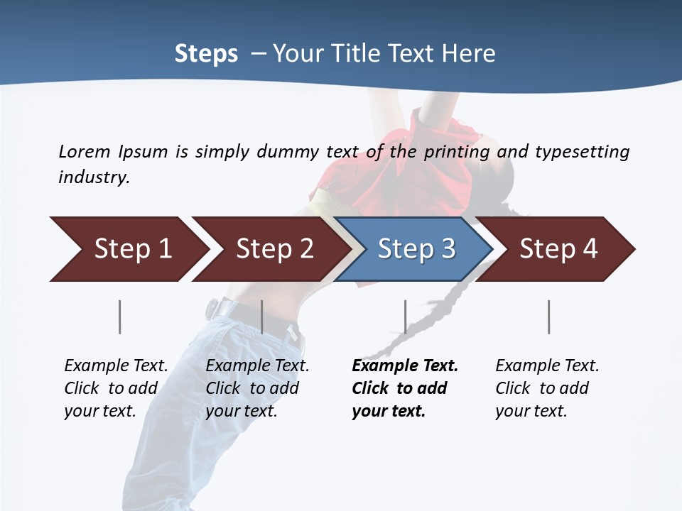 Acrobat Moving Style PowerPoint Template