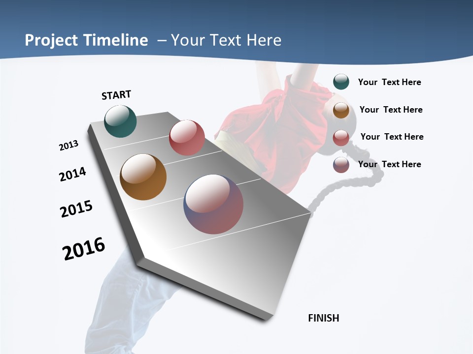 Acrobat Moving Style PowerPoint Template