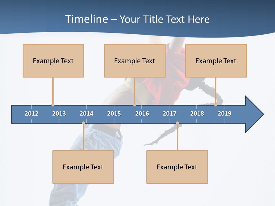 Acrobat Moving Style PowerPoint Template