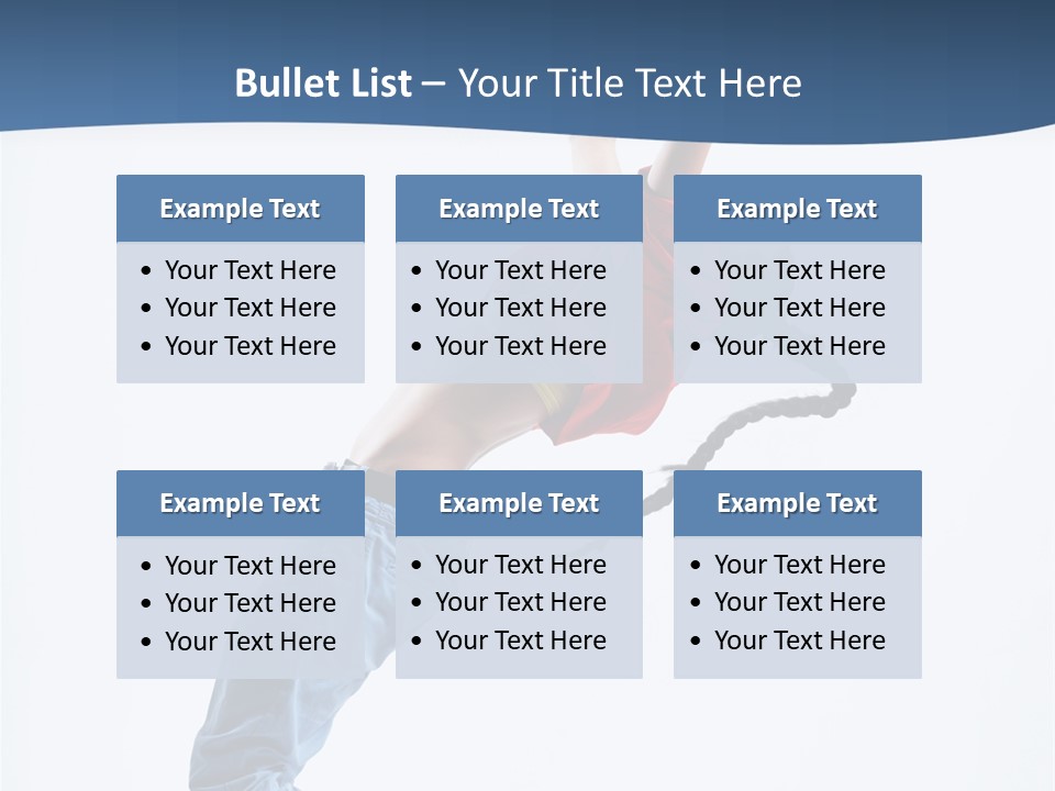 Acrobat Moving Style PowerPoint Template