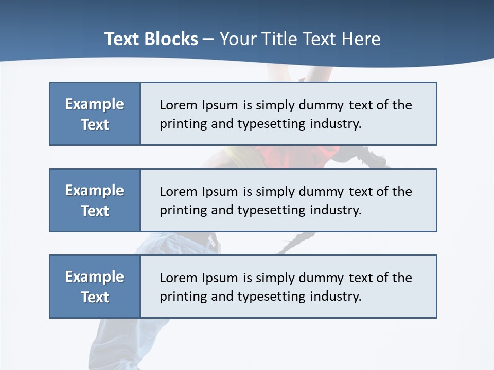 Acrobat Moving Style PowerPoint Template