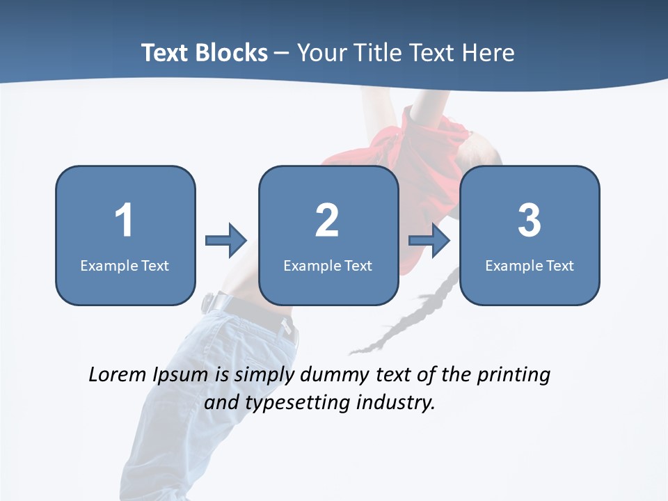 Acrobat Moving Style PowerPoint Template