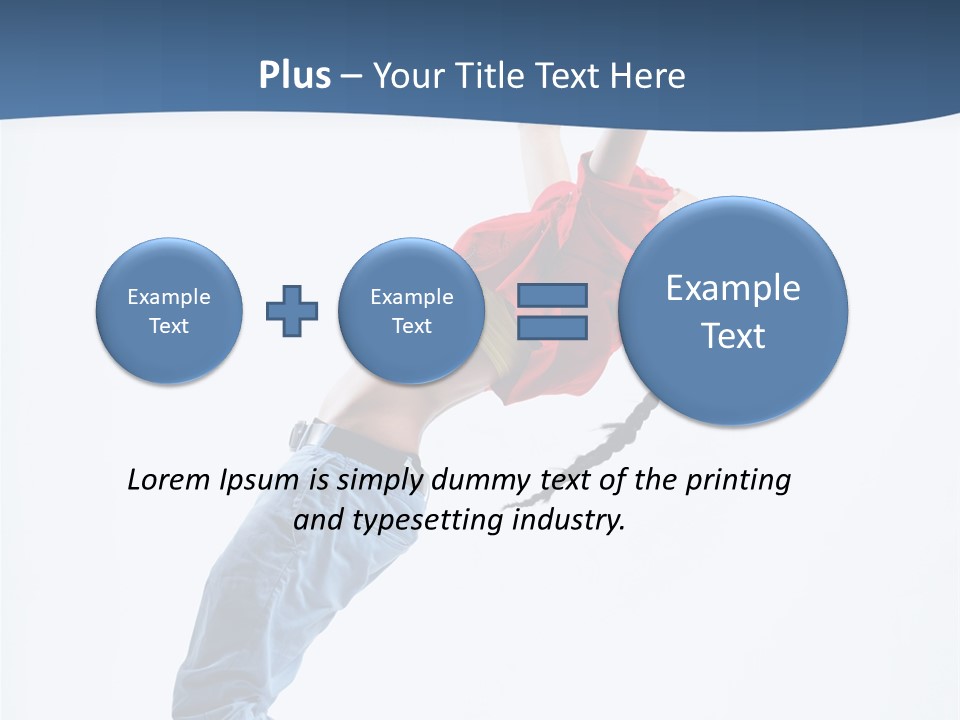 Acrobat Moving Style PowerPoint Template