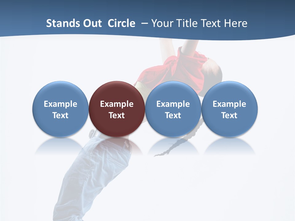 Acrobat Moving Style PowerPoint Template