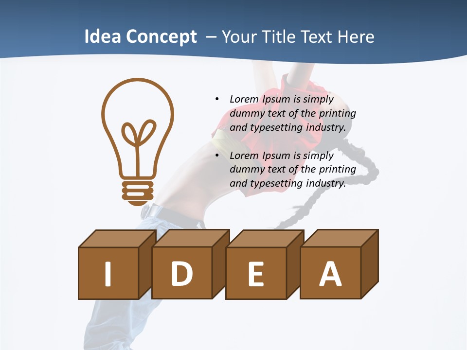 Acrobat Moving Style PowerPoint Template