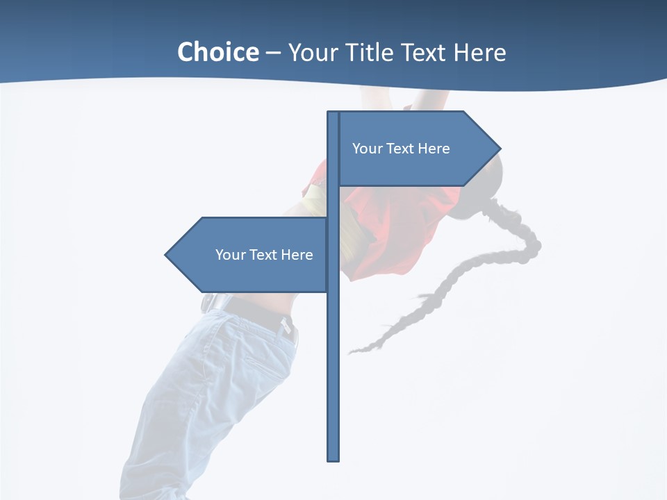 Acrobat Moving Style PowerPoint Template