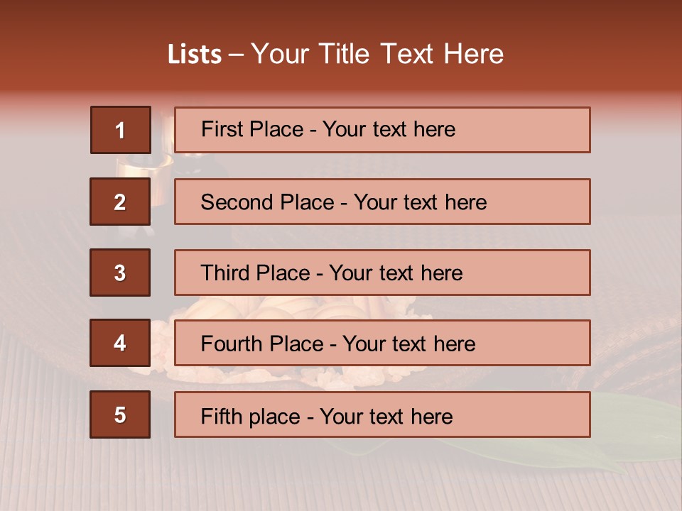 Nobody Set Healthy PowerPoint Template