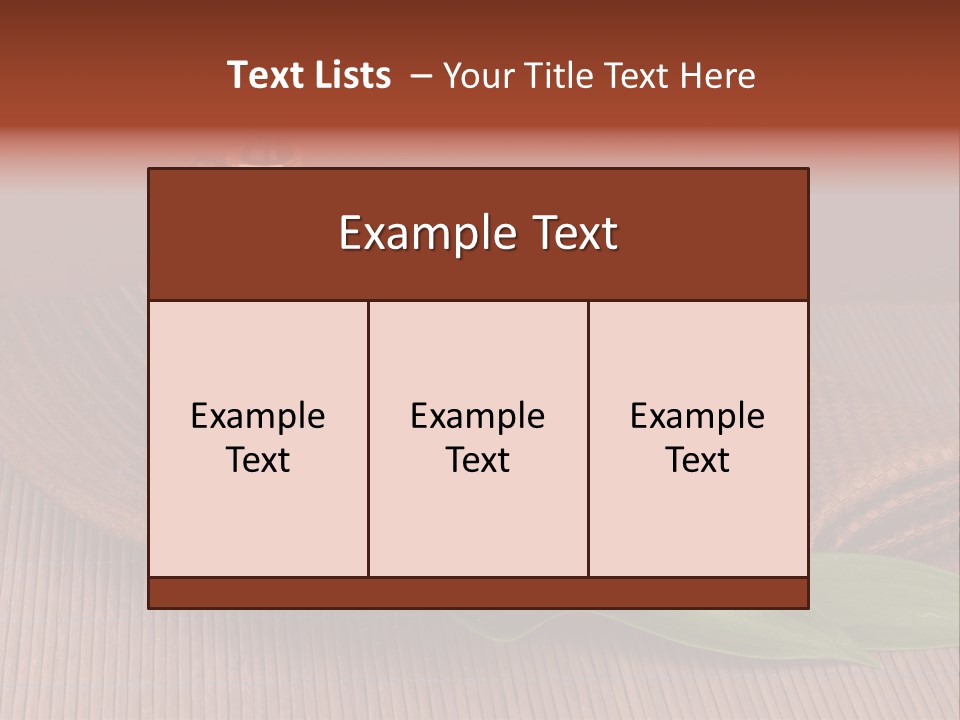 Nobody Set Healthy PowerPoint Template