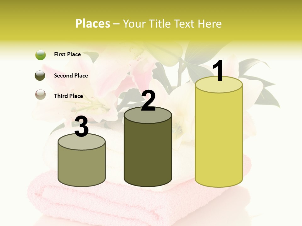 Blossom Shower Closeup PowerPoint Template