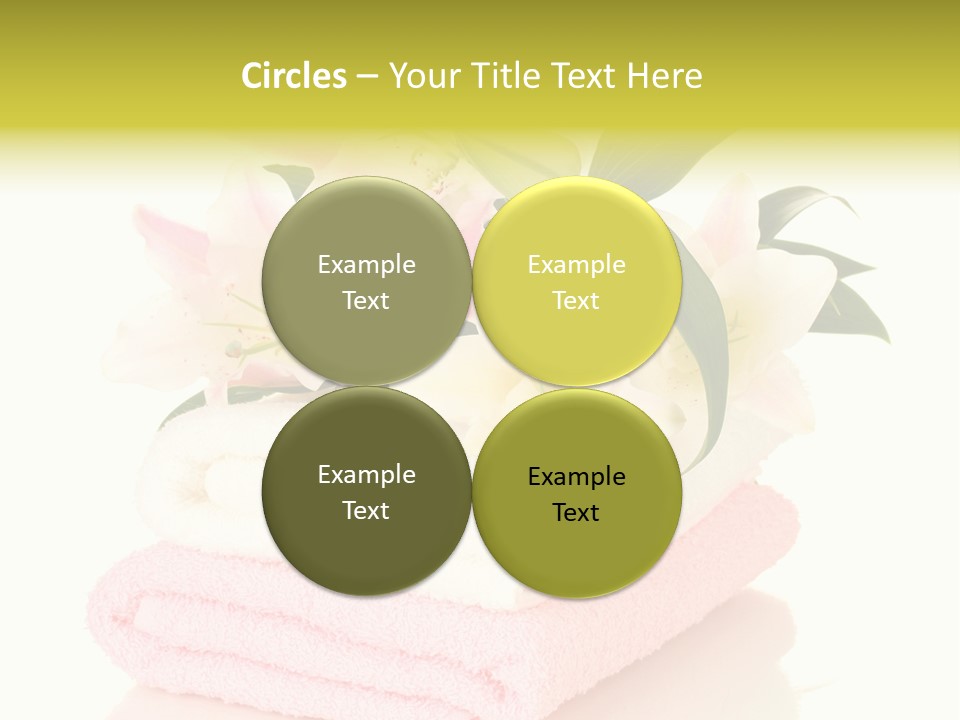 Blossom Shower Closeup PowerPoint Template