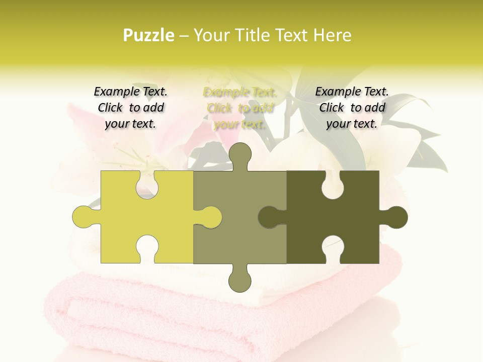 Blossom Shower Closeup PowerPoint Template