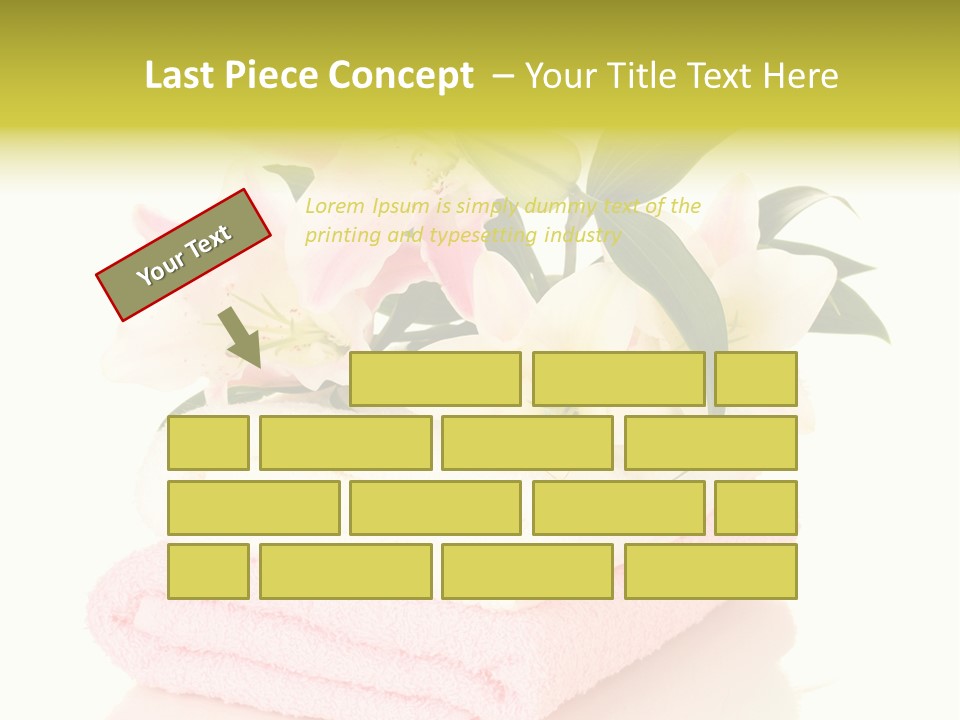 Blossom Shower Closeup PowerPoint Template