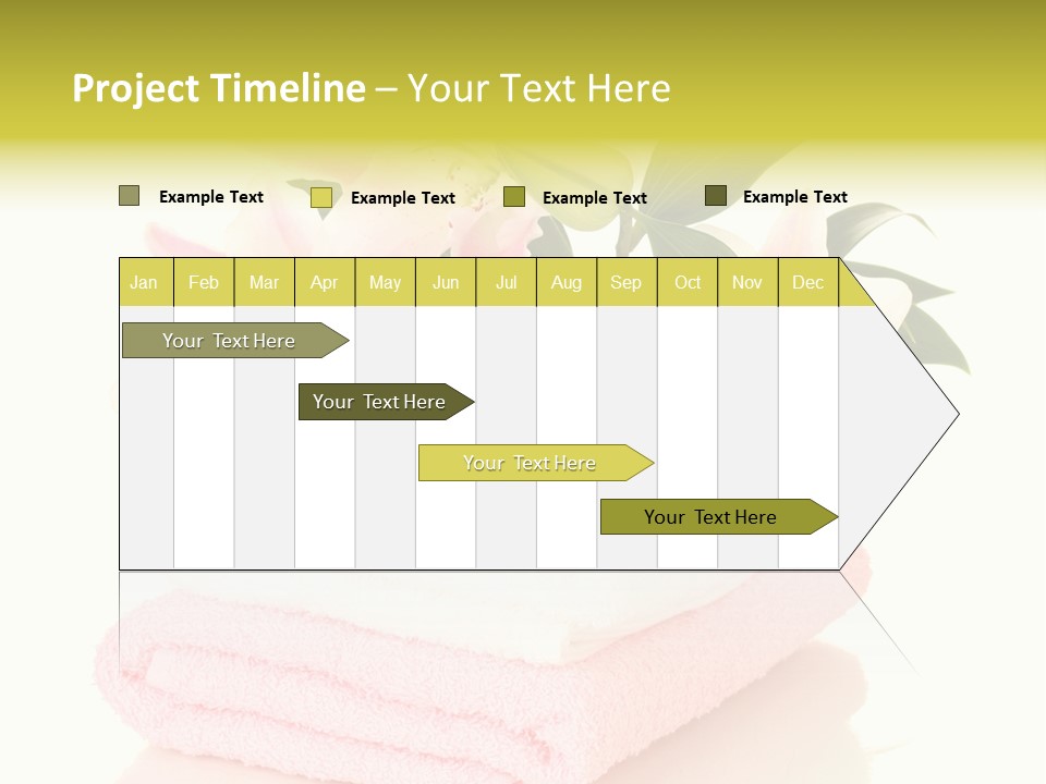 Blossom Shower Closeup PowerPoint Template