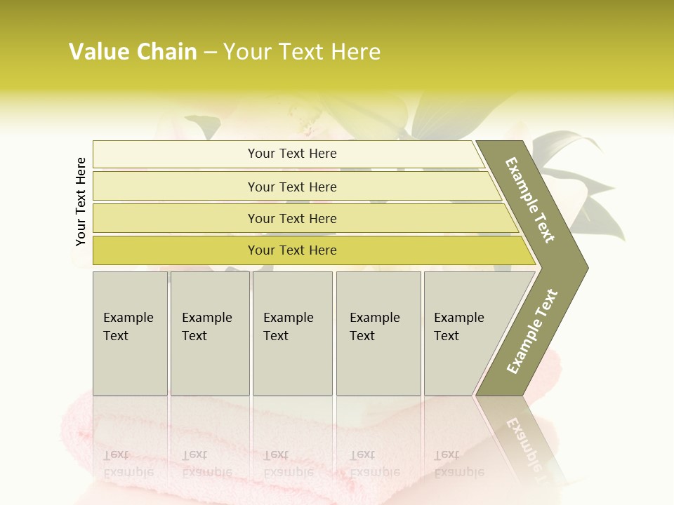 Blossom Shower Closeup PowerPoint Template