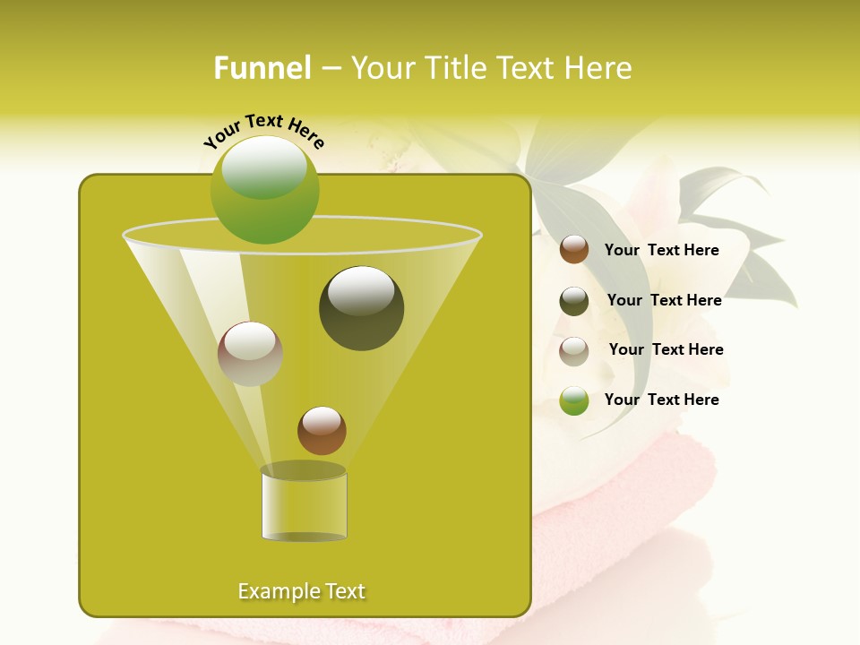Blossom Shower Closeup PowerPoint Template