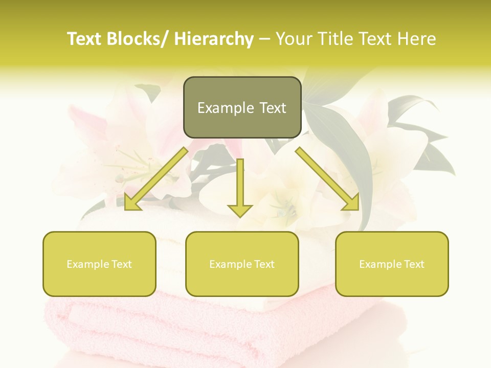 Blossom Shower Closeup PowerPoint Template