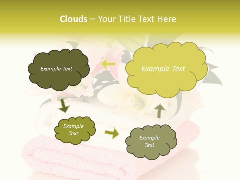 Blossom Shower Closeup PowerPoint Template