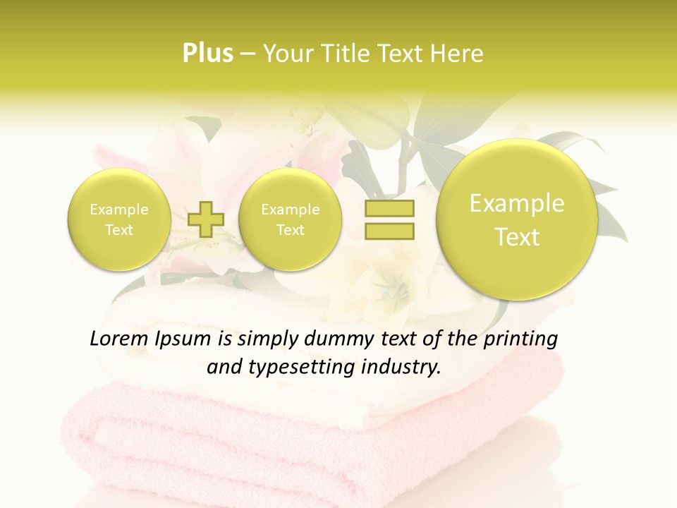 Blossom Shower Closeup PowerPoint Template