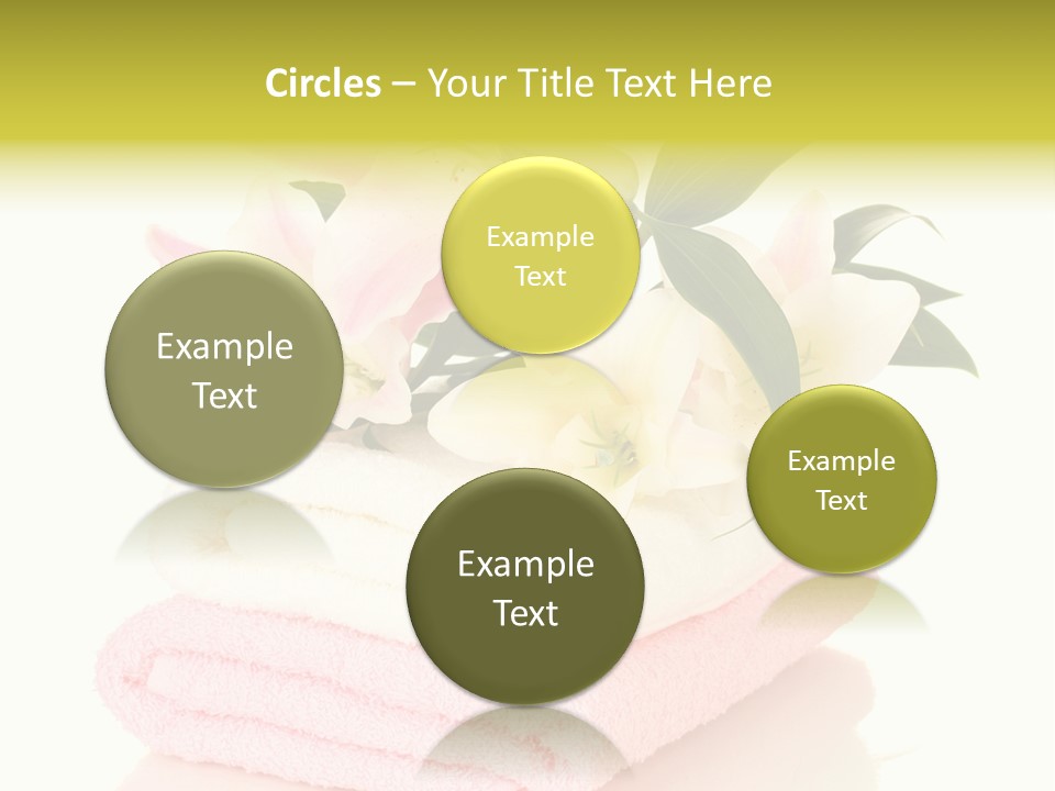 Blossom Shower Closeup PowerPoint Template