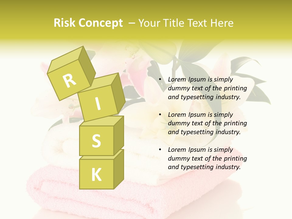 Blossom Shower Closeup PowerPoint Template