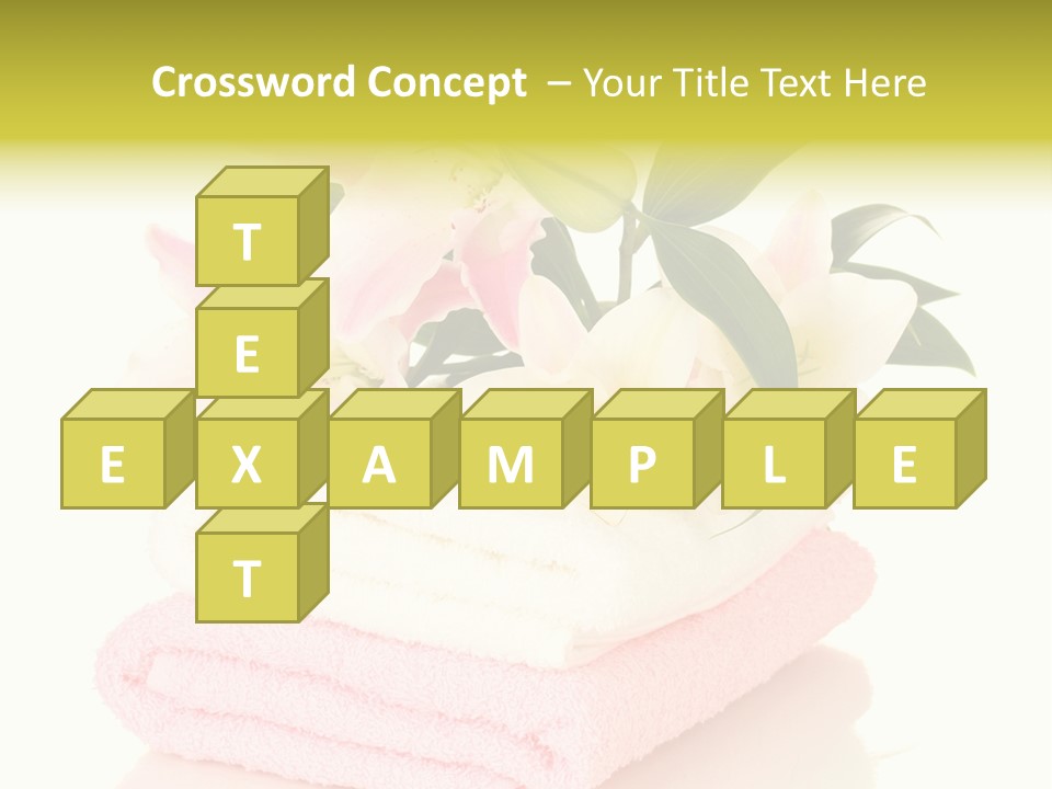 Blossom Shower Closeup PowerPoint Template