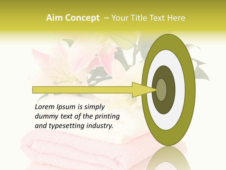 Blossom Shower Closeup PowerPoint Template