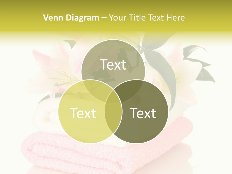 Blossom Shower Closeup PowerPoint Template