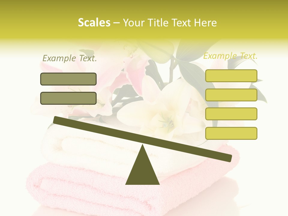 Blossom Shower Closeup PowerPoint Template