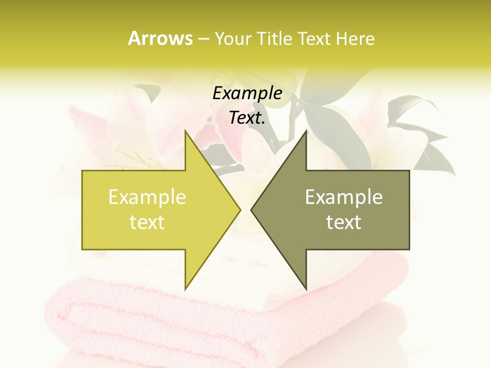 Blossom Shower Closeup PowerPoint Template