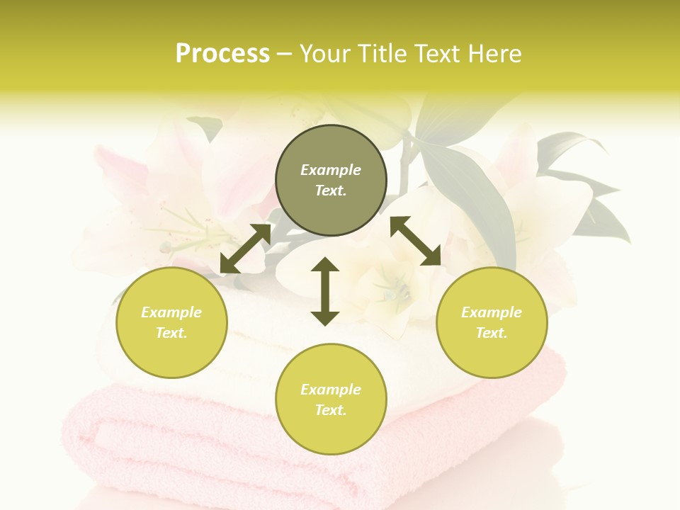 Blossom Shower Closeup PowerPoint Template