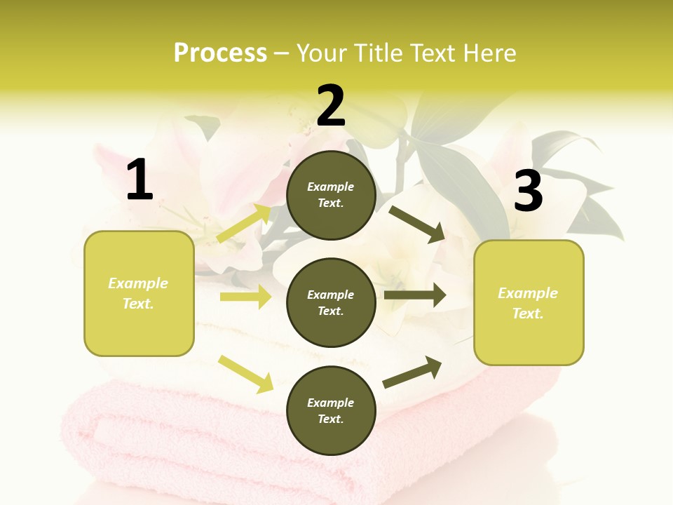 Blossom Shower Closeup PowerPoint Template