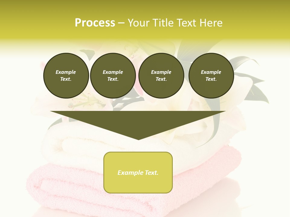 Blossom Shower Closeup PowerPoint Template