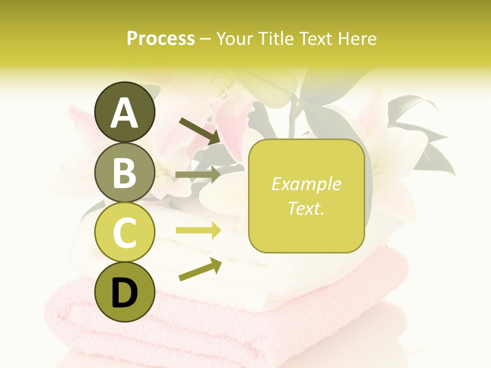 Blossom Shower Closeup PowerPoint Template