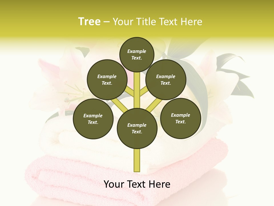 Blossom Shower Closeup PowerPoint Template