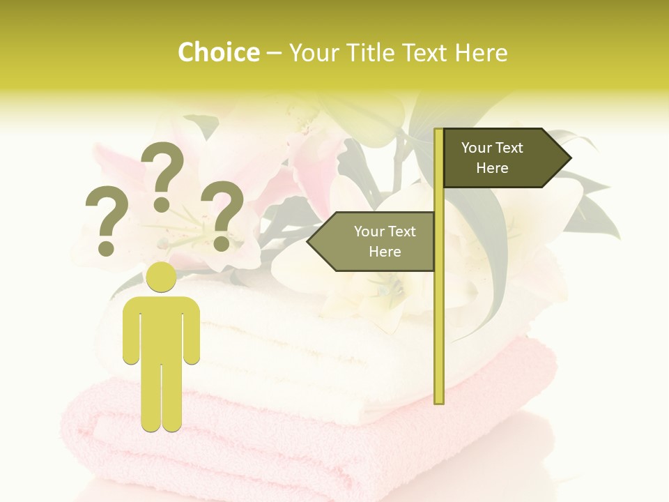 Blossom Shower Closeup PowerPoint Template