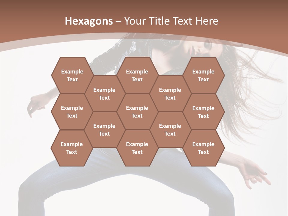 Dancer Stretching Funky PowerPoint Template