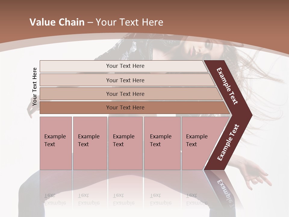 Dancer Stretching Funky PowerPoint Template