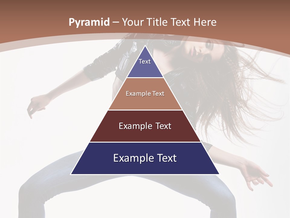 Dancer Stretching Funky PowerPoint Template