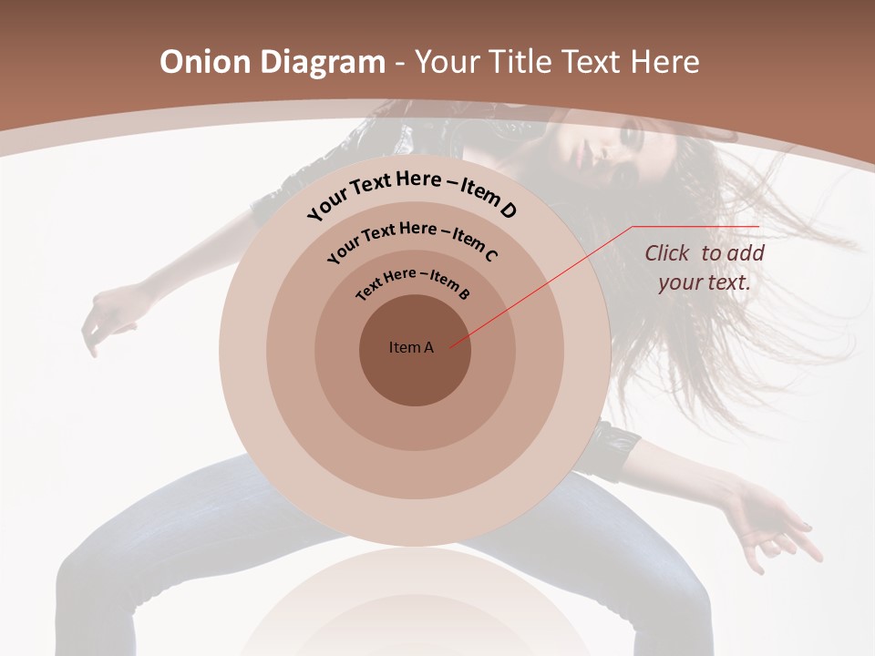 Dancer Stretching Funky PowerPoint Template