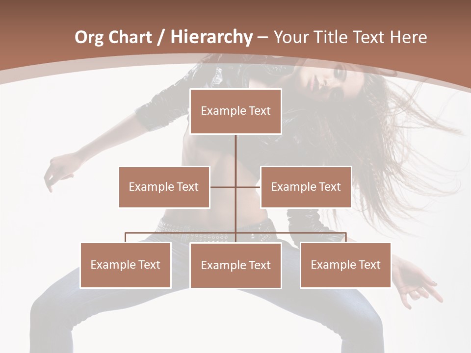 Dancer Stretching Funky PowerPoint Template