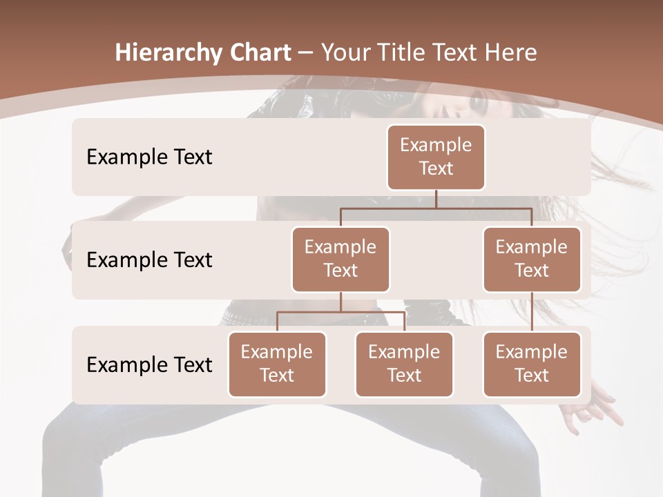 Dancer Stretching Funky PowerPoint Template