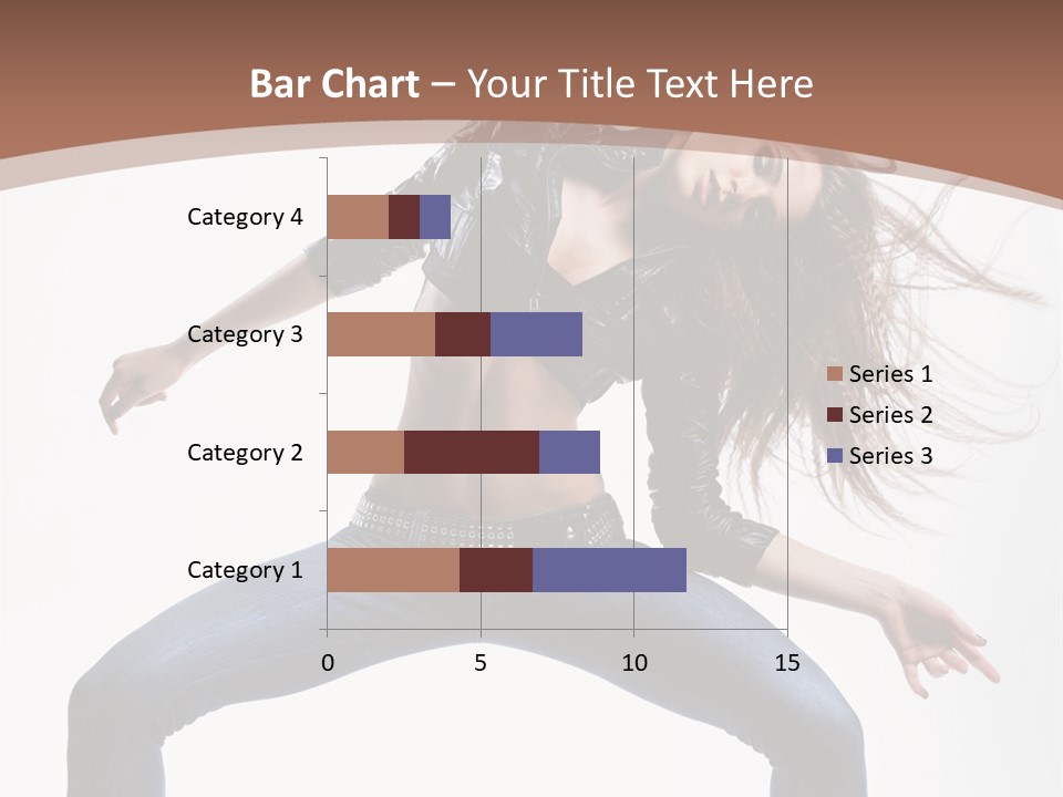 Dancer Stretching Funky PowerPoint Template