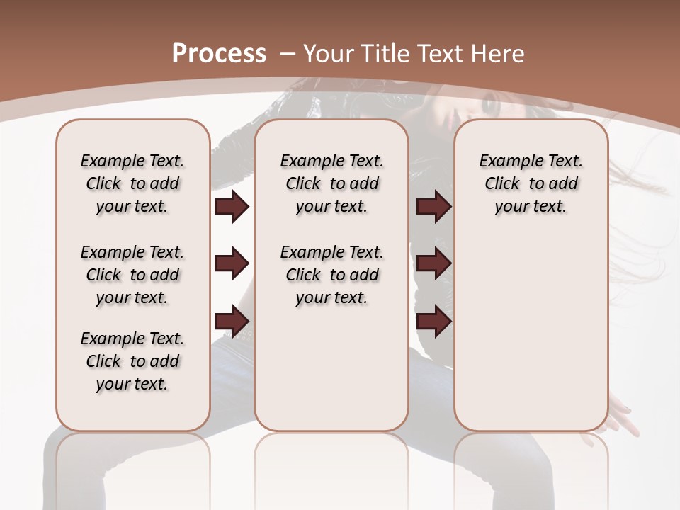 Dancer Stretching Funky PowerPoint Template