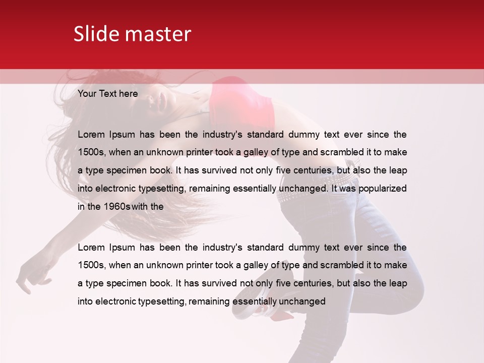 Fitness Exercise Cool PowerPoint Template